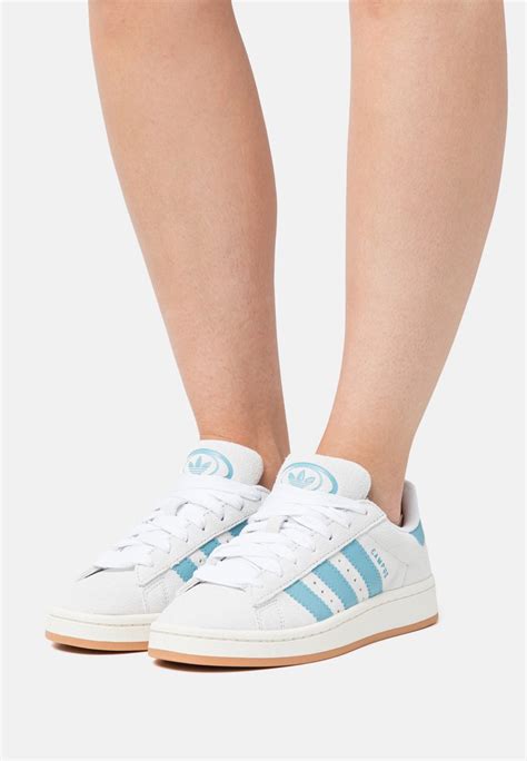 adidas wit blauw|adidas campus schoenen.